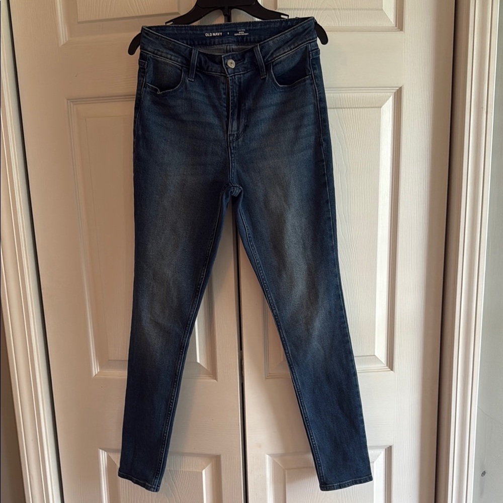Old Navy Blue Skinny Jeans Classic Denim Size 2